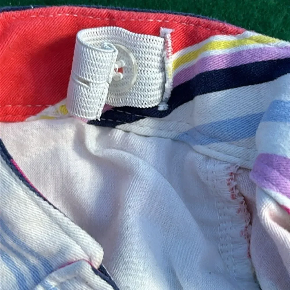 Gymboree Children’s Stripe Shorts – Adjustable Waist – Multicolor – Size 8